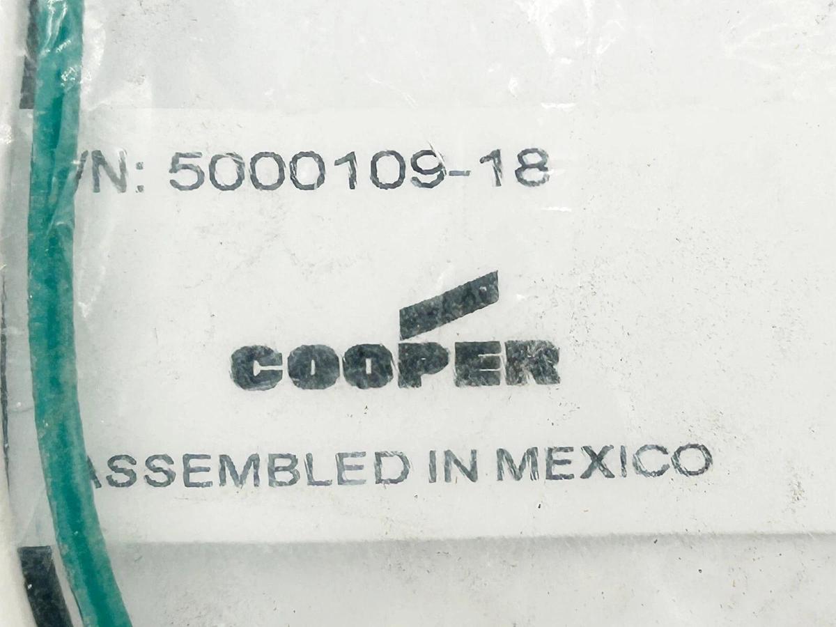 New Cooper 5000109-18 Cordset 3P 13A 600V
