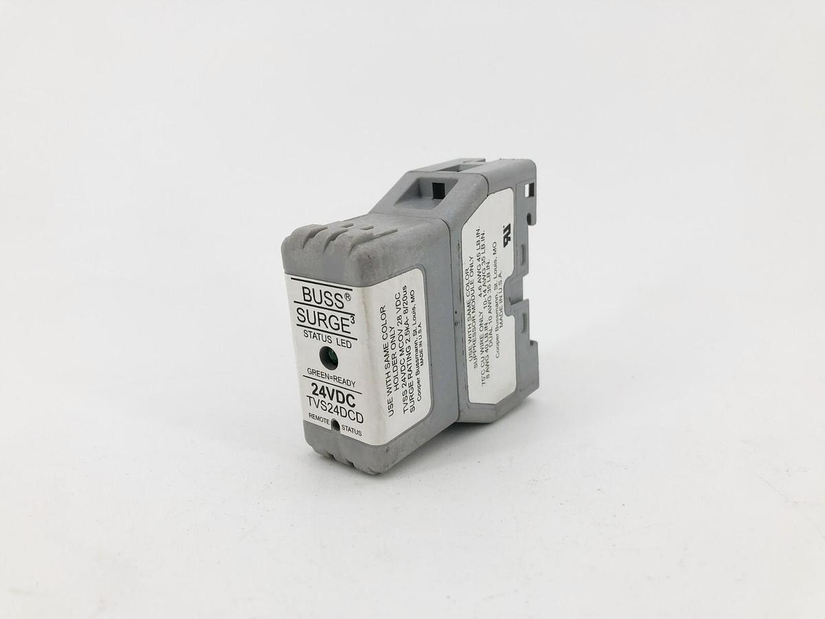 Used Bussmann TVS24DCD Surge Suppressor 24VDC 10AWG