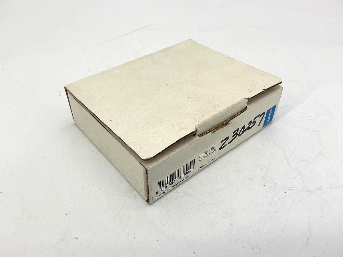 New Omron H3DE-M1 Timer Relay Time: 0.1sec-120hr 5A 250V 24-230VAC/DC 50/60HZ