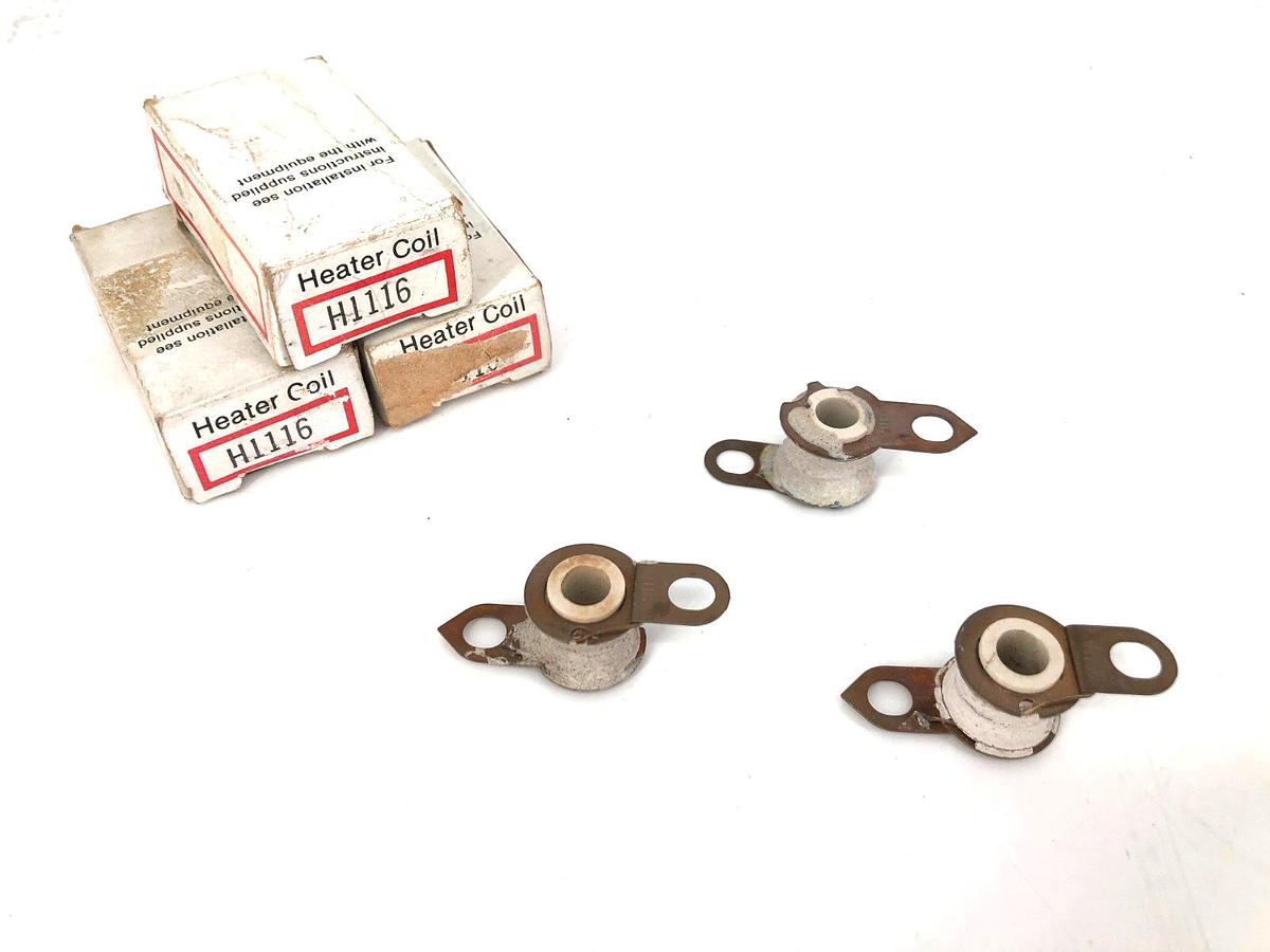 Lot of 3 New Cutler Hammer H1116 Overload Heater Elements