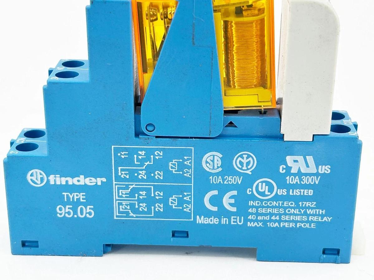 New Finder 623-7163 Interface Relay 300V 2P 10A 48 Series 99.02.024.98