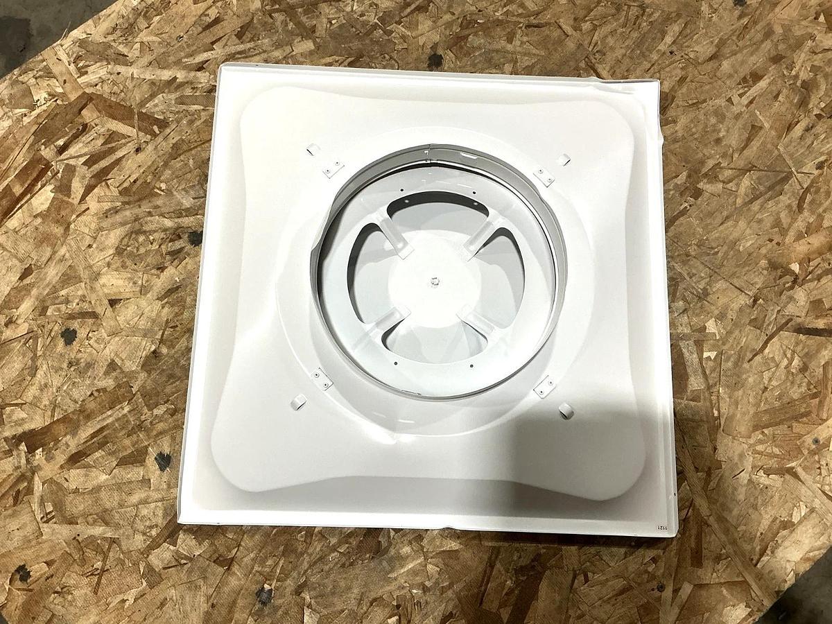 New Grainger 4MJU5 Steel Diffuser 23-3/4"x23-3/4"x12" Duct: 12" White