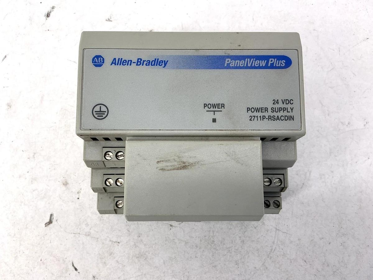 Used Allen Bradley 2711P-RSACDIN Ser A AC Power Supply IN120/230VAC OUT 24VDC 3A