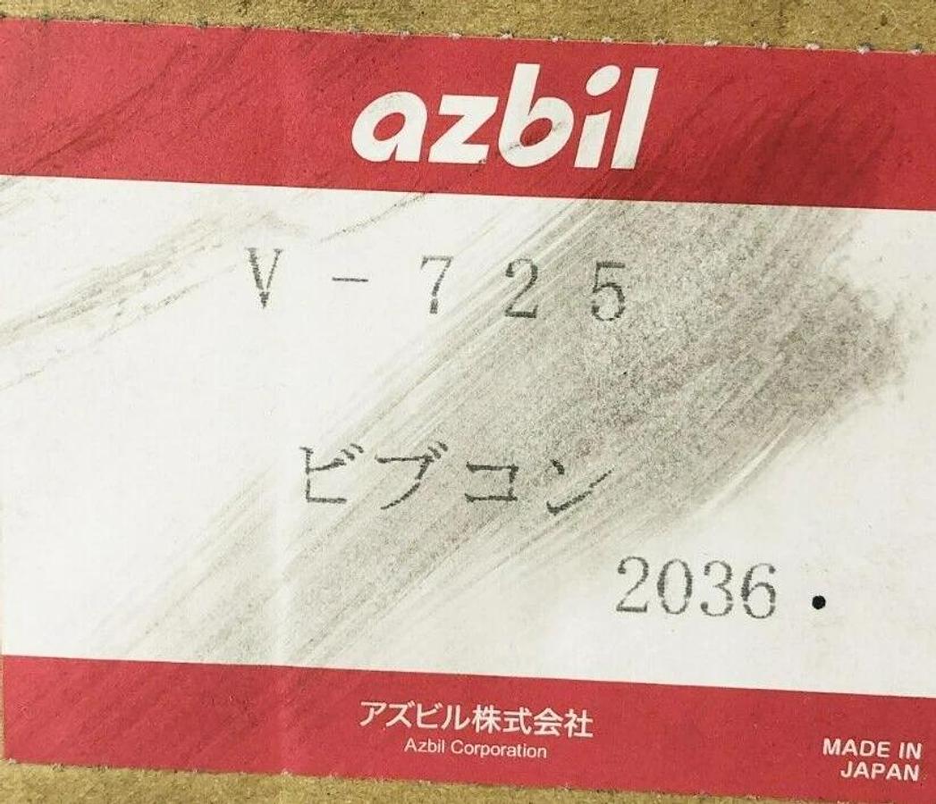 New Azbil V-725 Vibration Detector 6-15A 125/250VAC 50/60Hz