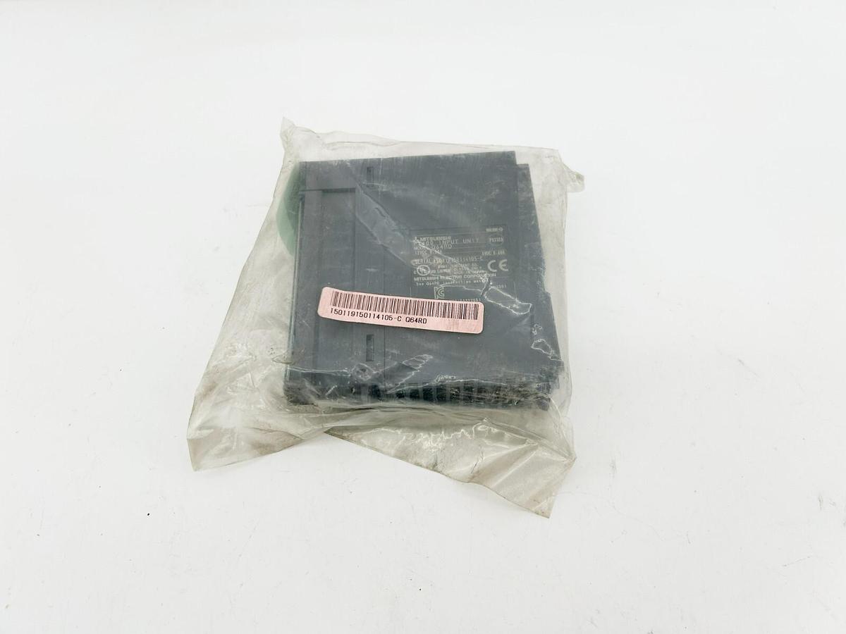 New Mitsubishi Q64RD PT100 Input Module, 12VDC 0.28A