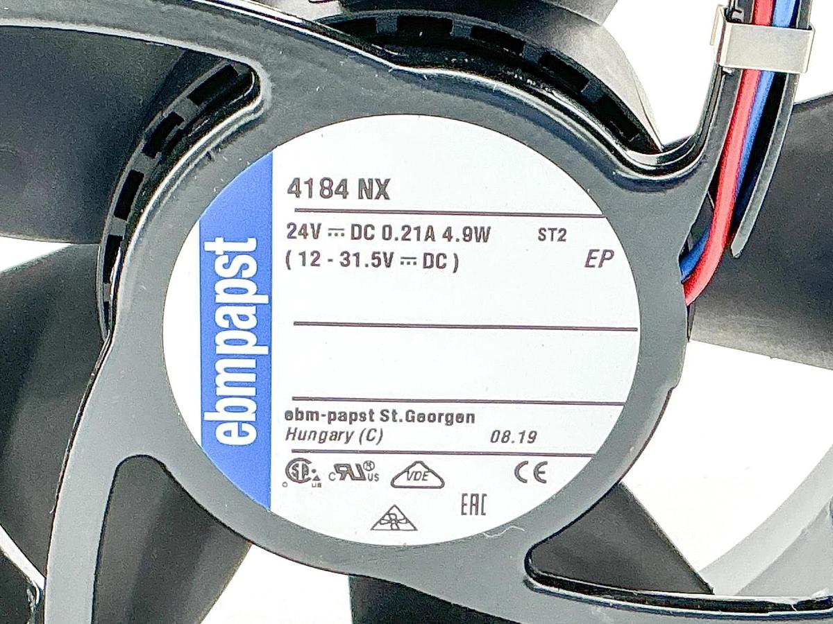 New Ebmpapst 4184NX Compact Fan 24VDC 0.21A 4.9W - No Box