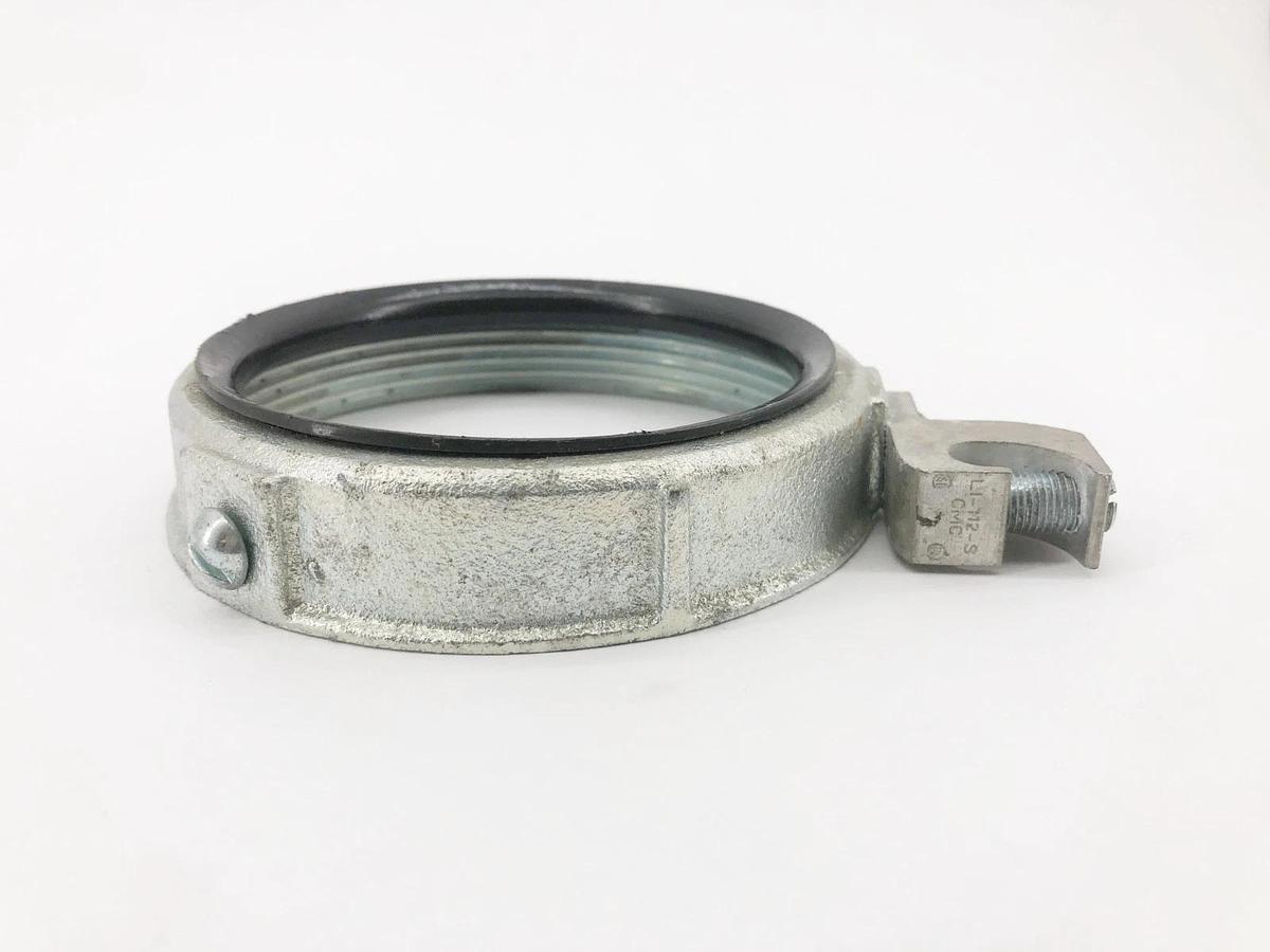 New Bridgeport 390-DC Insulated Grounding Bushing 4" 1/0-14 CU9AL - No Box