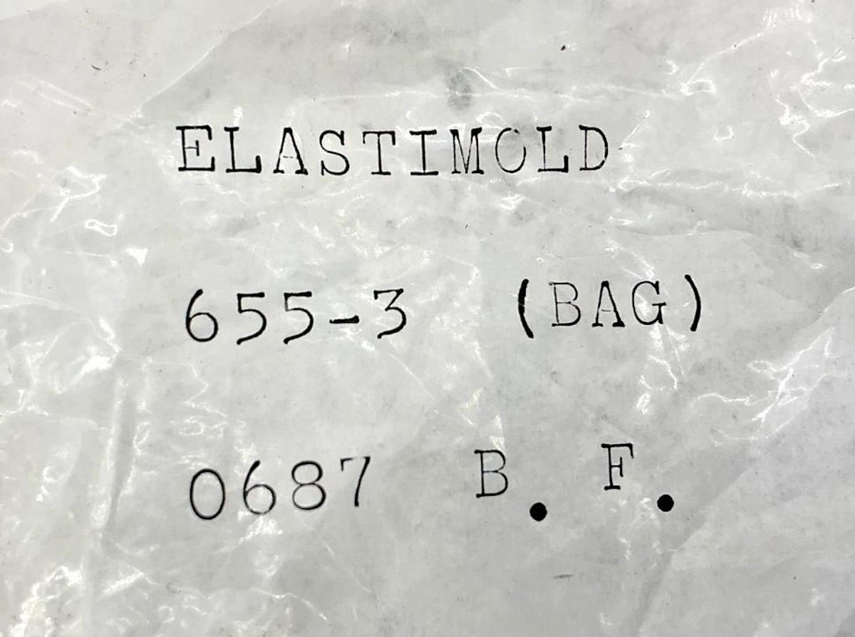 Lot of 3 New Elastimold 655-3 (BAG) Rubber Cap Black