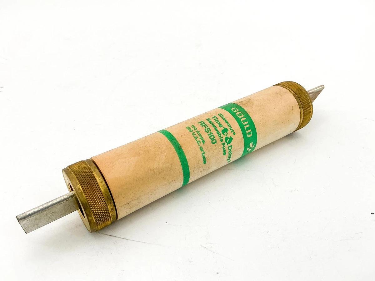 New Gould Shawmut RFS100 Renewable Fuse 100A 600V - No Box