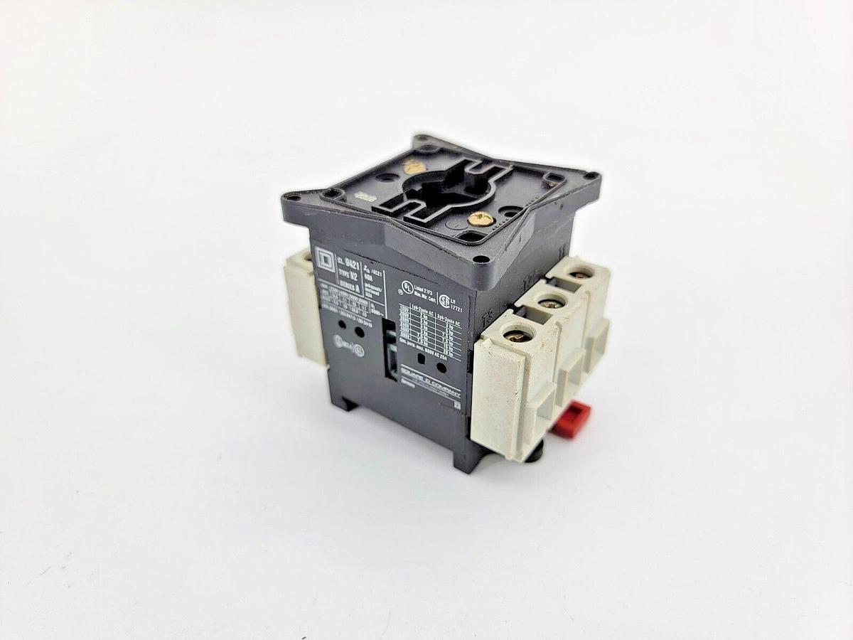 New Square D 9421-V2 Loadbreak Switch 25A 3P - Contactor Only