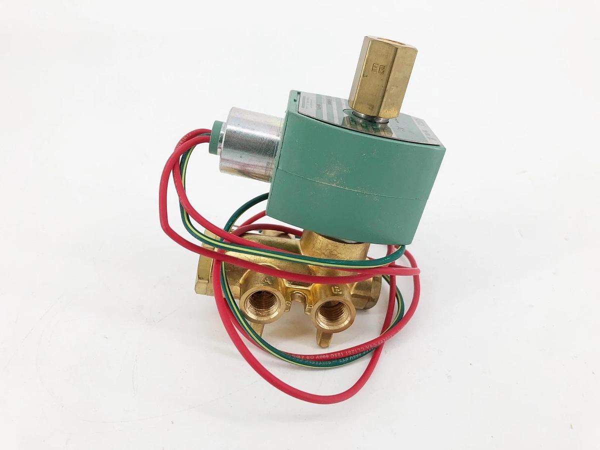 New Asco 8345H003 Solenoid Valve 110/120V 10-150psi 1/4" NPT