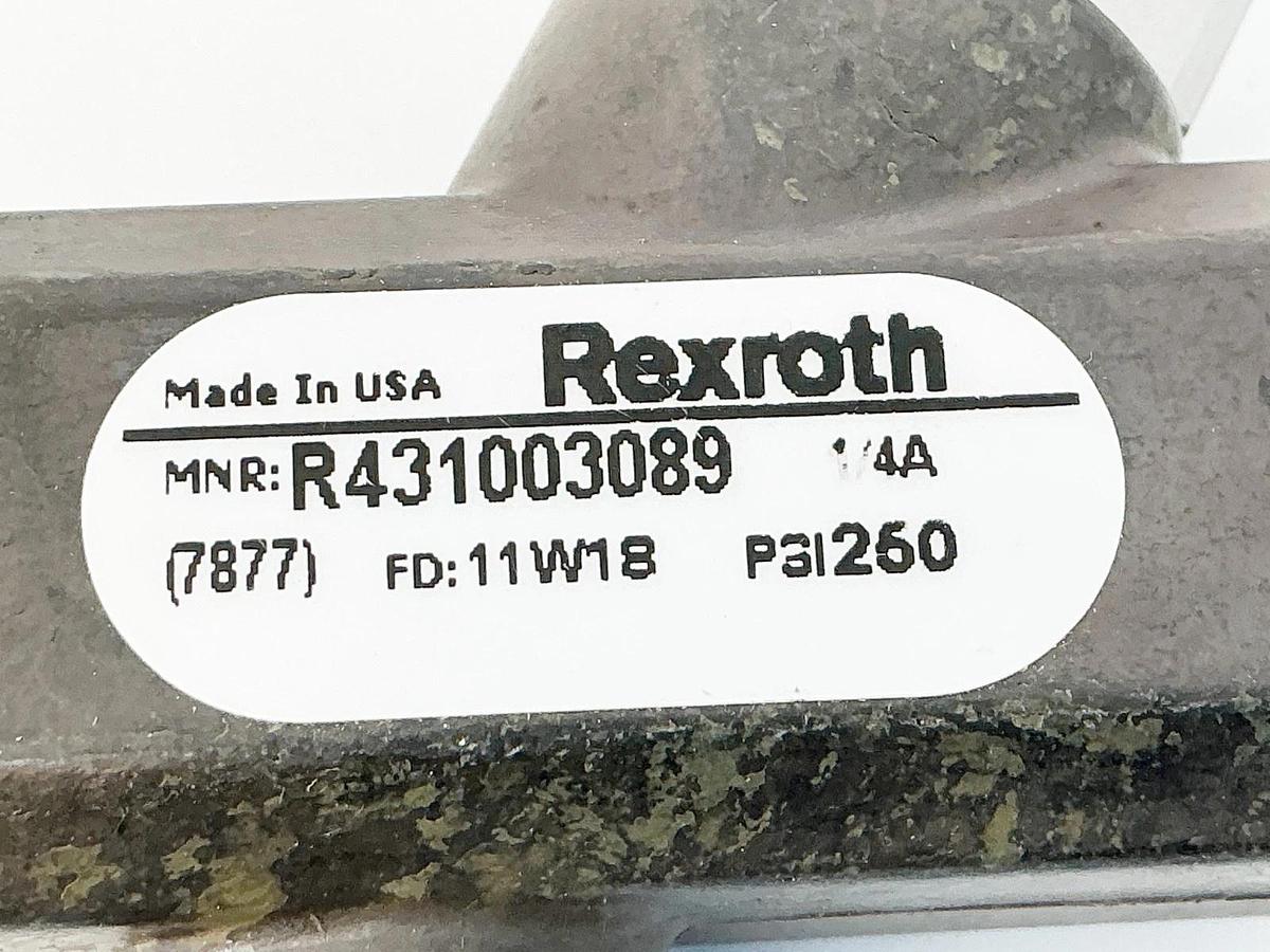 New Rexroth R431003089 Floreg Valve 1/4 250PSI - No Box