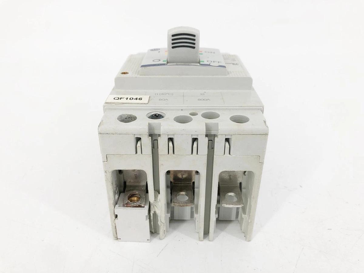 Used Allen Bradley 140G-G6C3-C80 Circuit Breaker 80A 3P 480V