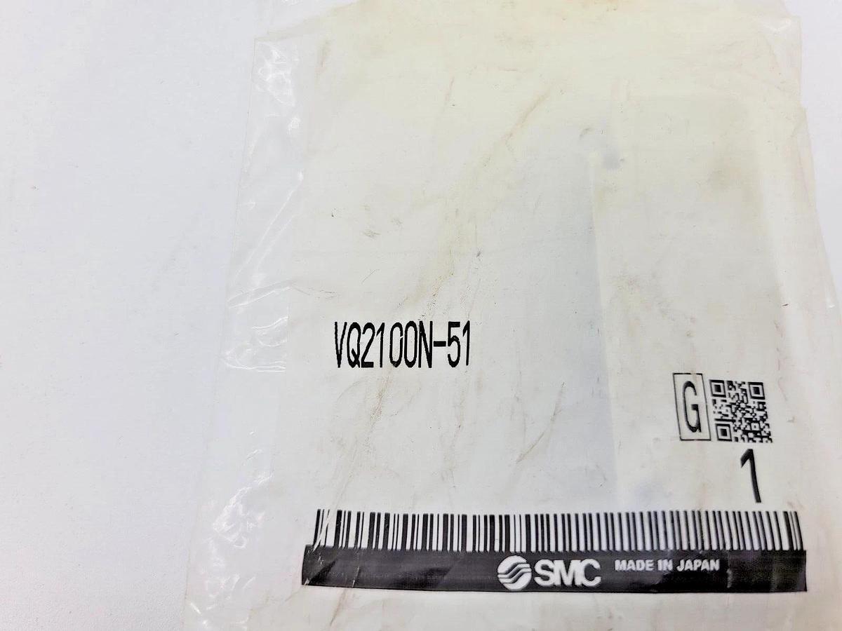 New SMC VQ2100N-51 Solenoid Valve 5-Port Plug-In 0.1~0.7MPa