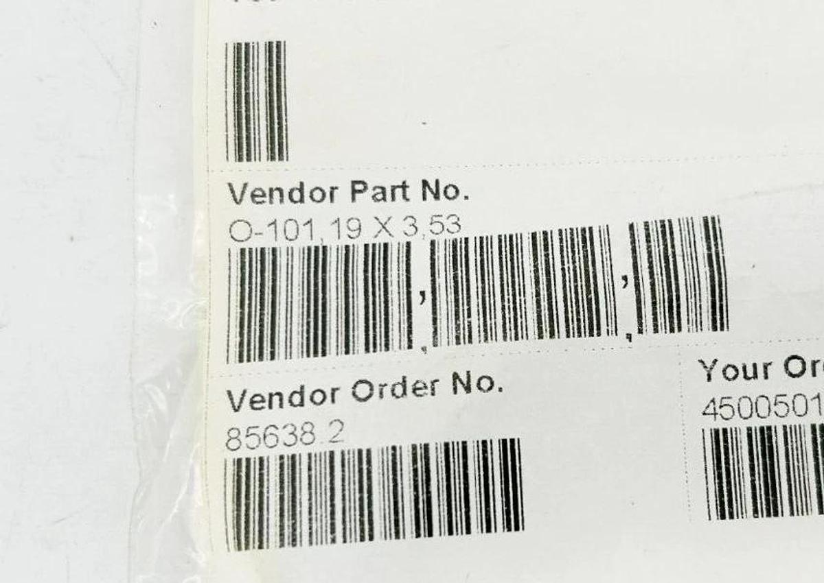 Lot of 3 New Maagtechnic O-101,19x3,53 O-Ring with Scraper Buhler UNN-44029-026