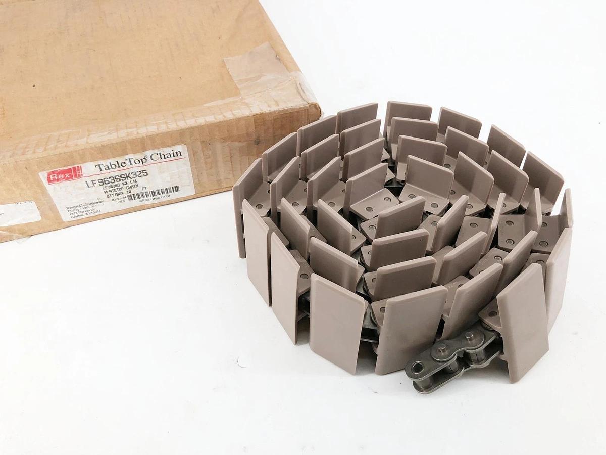 New Rexnord LF963SSK325 TableTop Chain 4 FT. LF963SS K3-1/4