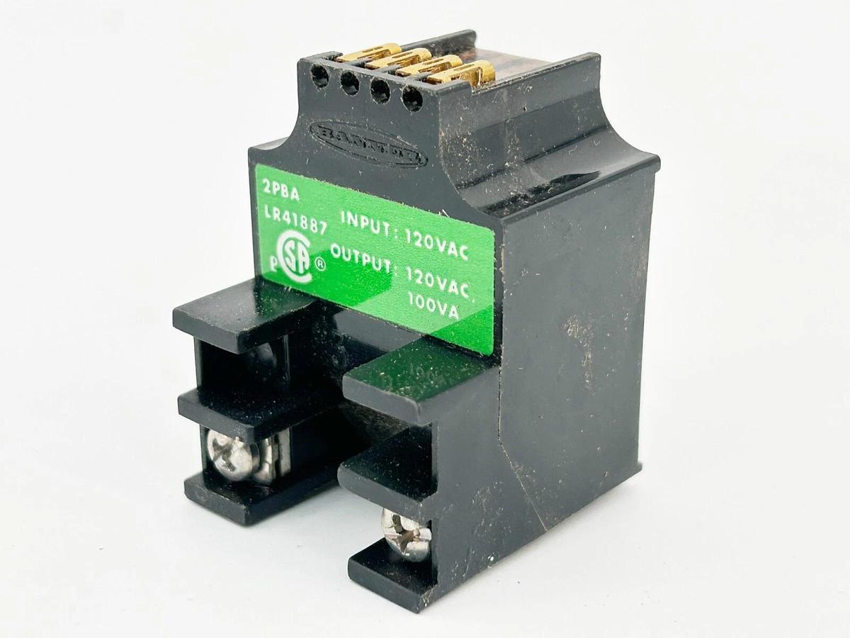 New Banner Engineering 2PBA Photoelectric AC Power Block 2 Wire 130V 16546