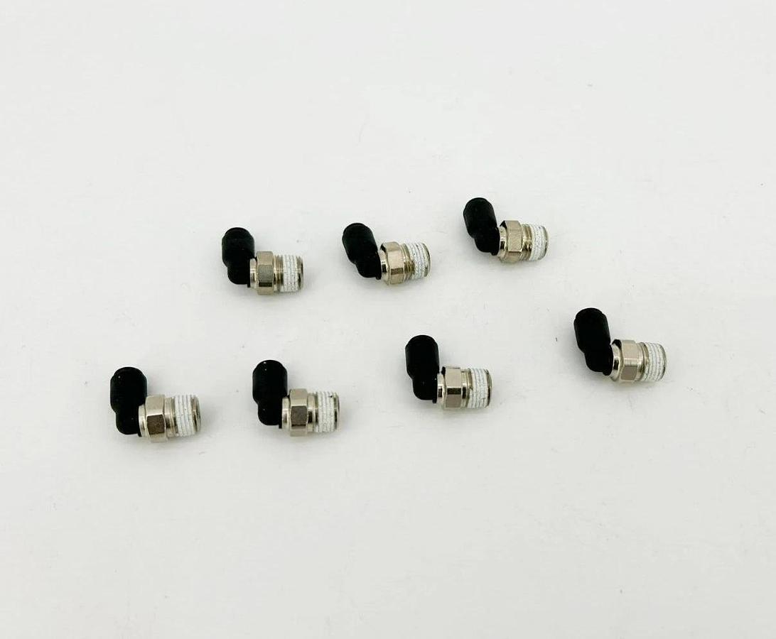 Lot of 7 New Lawson 86756 Male Elbows NPT, 1/8" Tube, 1/8" Thread