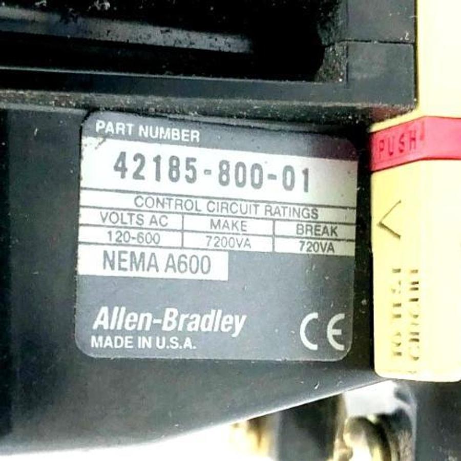 Used Allen Bradley 509-BOD-A5D Ser. B Starter 115-120V 60Hz 110V 50Hz