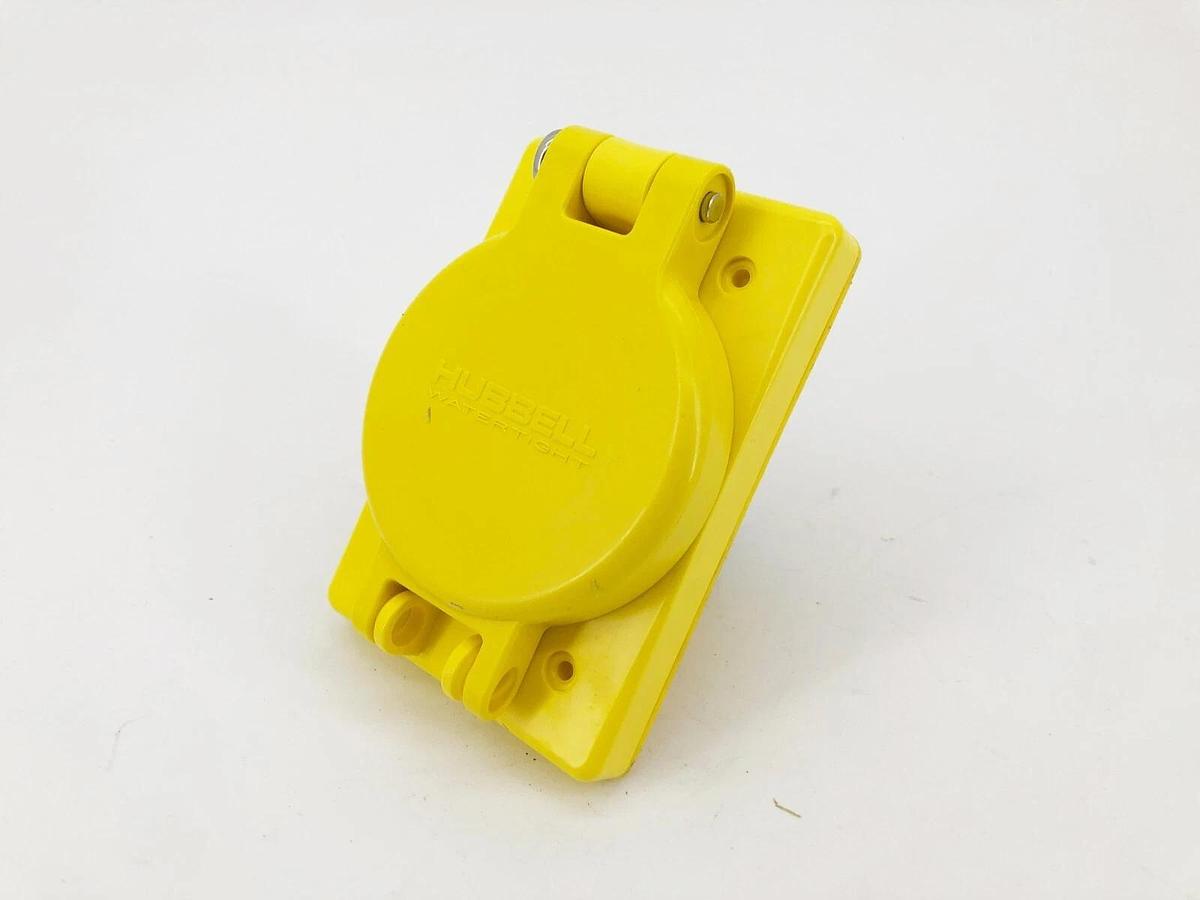 New Hubbell HBL67W74 Watertight Locking Receptacle 20A 3P 4W 125/250VAC