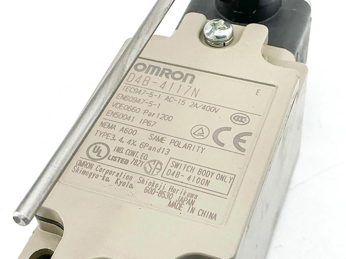New Omron D4B-4117N Limit Switch 400V 2A 5187