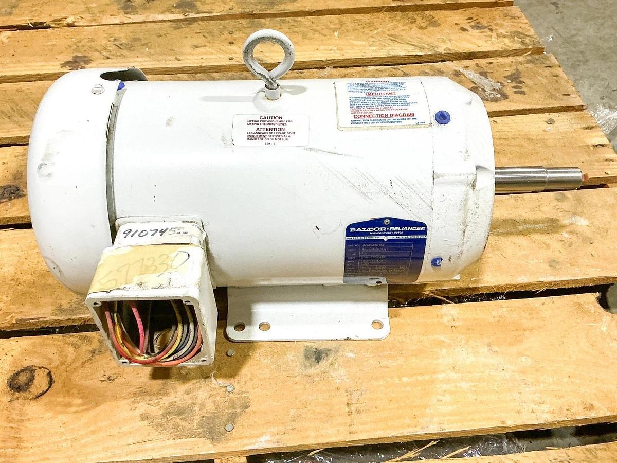 New Baldor JMWDM3616T Electric Motor 7.5HP 3PH 460V 18.5A 3450RPM 36K605X875H1