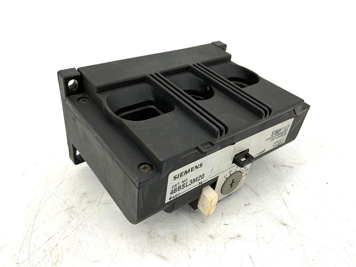 Used Siemens 48BSL3M20 Ser C Overload Relay Solid State 3PH 57-115FLA 600VAC 50/60HZ