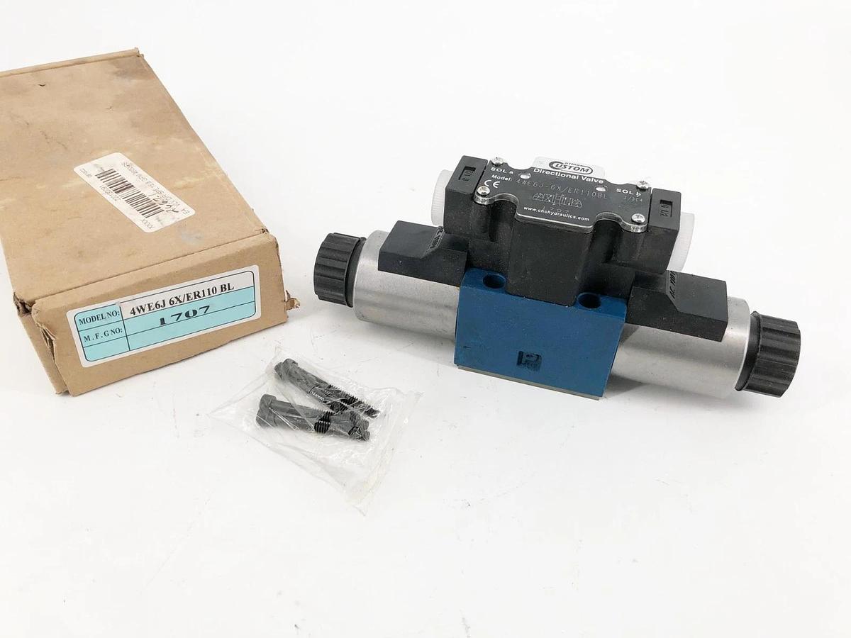 New Hydro Custom 4WE6J-6X/ER110BL Directional Valve 110V 1707