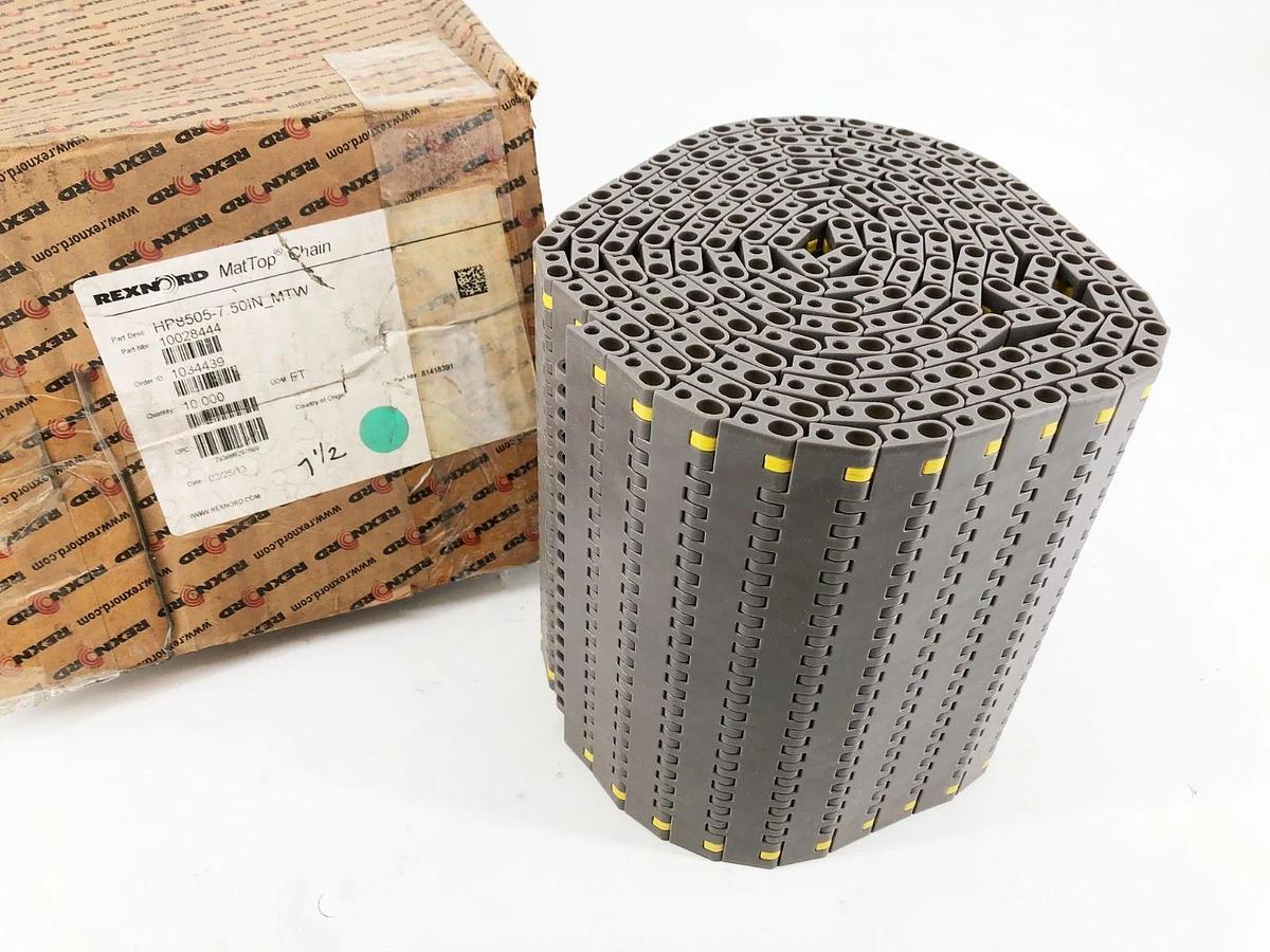 New Rexnord HP8505-7.5IN MTW MatTop Chain 10 FT. 10028444 81418391