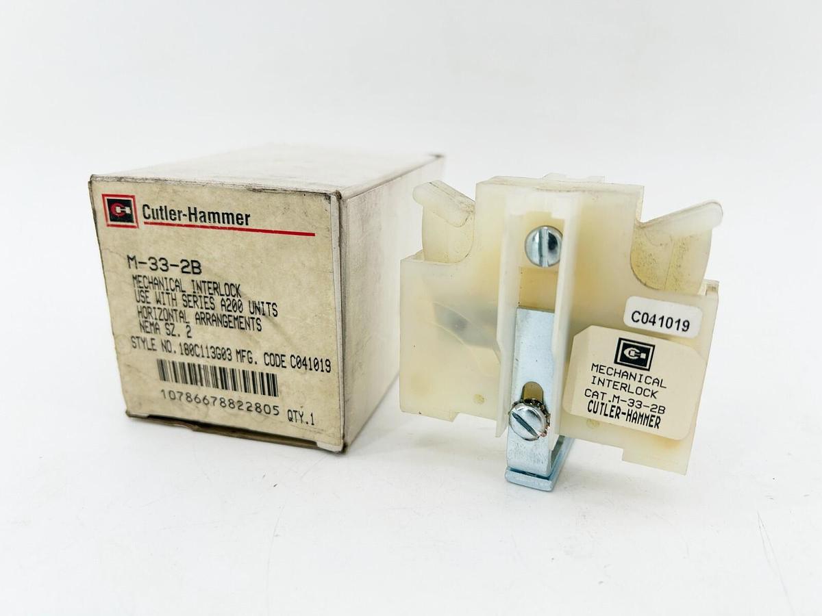 New Cutler-Hammer M-33-2B Interlock Switch Size 2