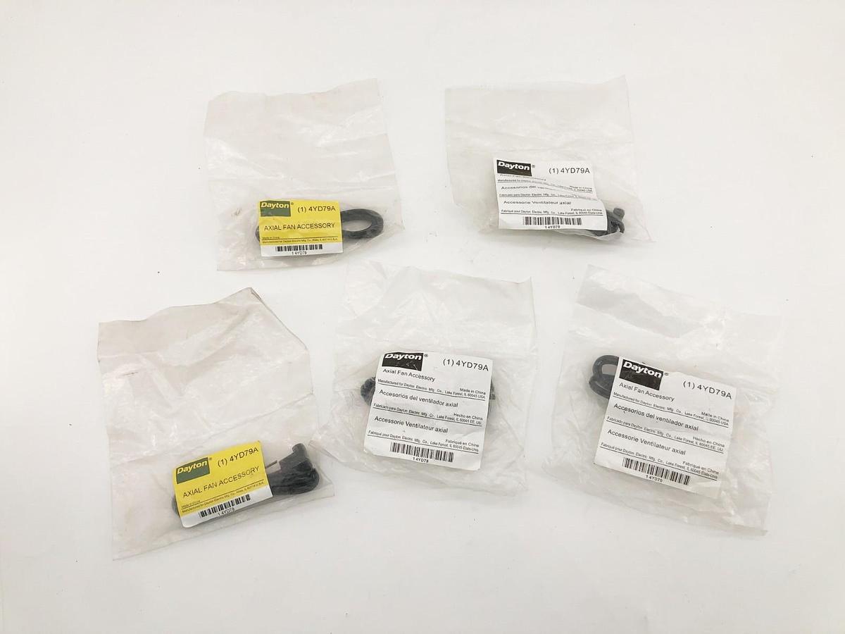 Lot of 5 New Dayton 4YD79A Axial Fan Accessory Cordsets 24"