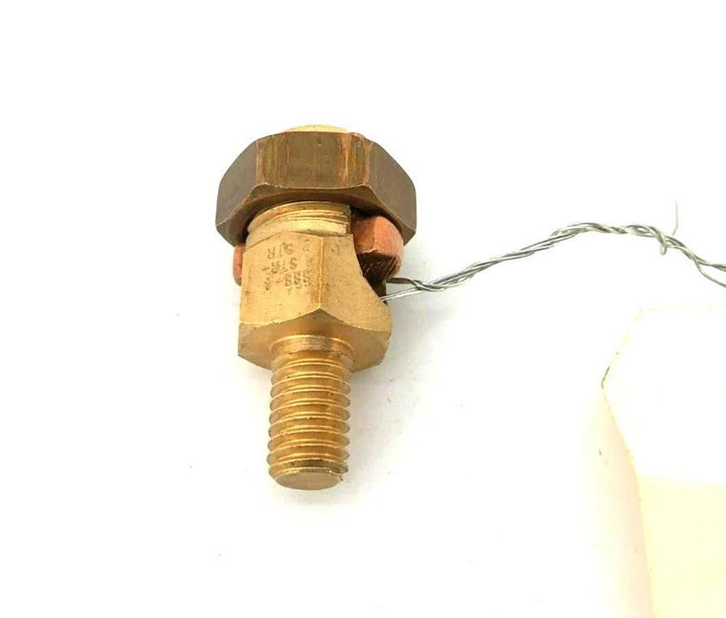New Panduit SP1-2-C Grounding Service Post Connector, Bronze, Male