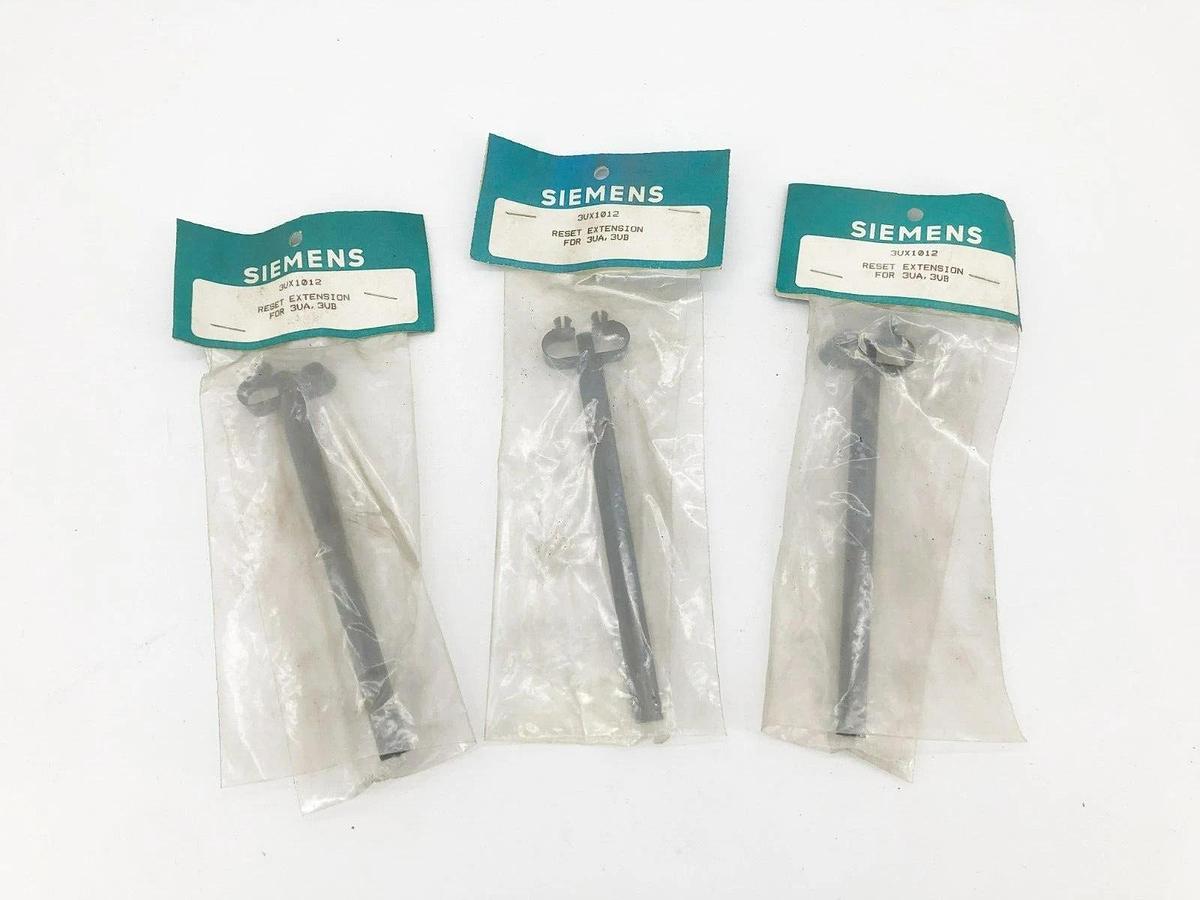 Lot of 3 New Siemens 3VX1012 Reset Extensions For 3UA 3UB