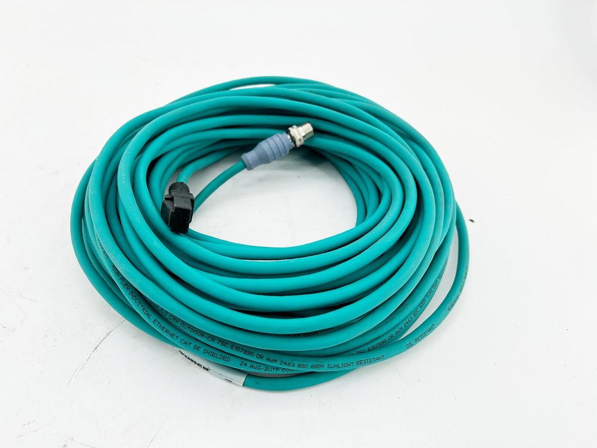 New Turck RSSD RJ45S 441-20M Double Ended Cordset M12 Male to RJ45 Male 4 Pin