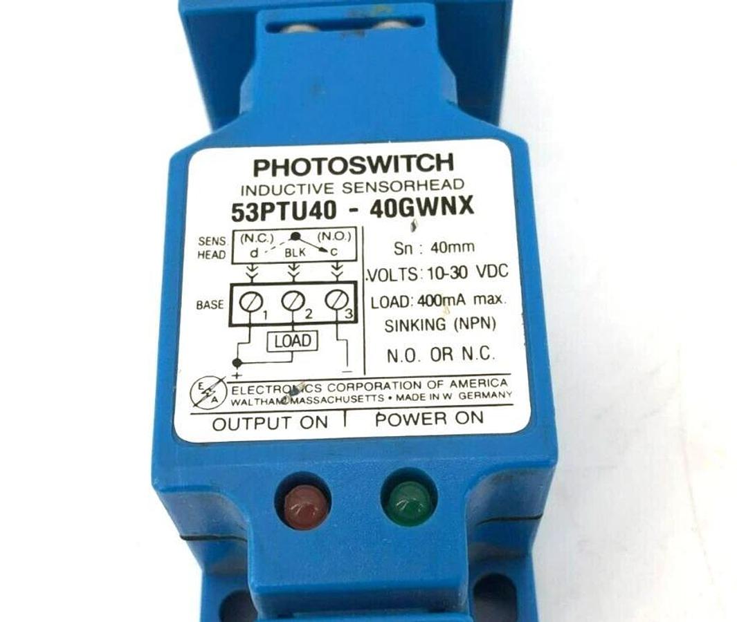 New Allen Bradley 53PTU40-40GWNX Proximity Sensor 10-30VDC 400MA NO OR NC
