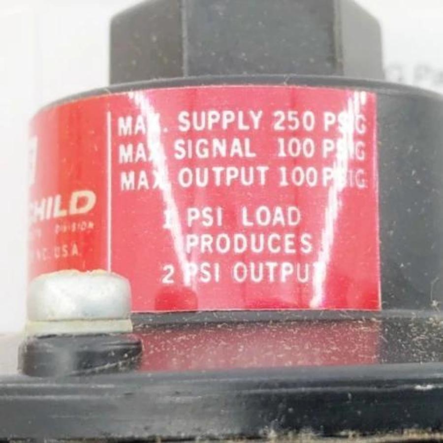 New Fairchild 20522 Volume Booster Model 20 250psig