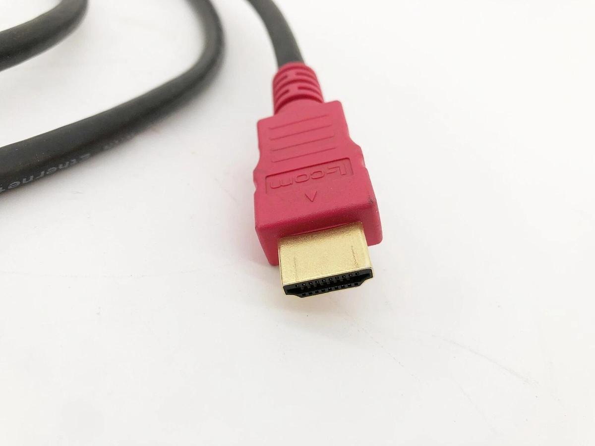 Lot of 2 New L-Com E119932-1 HDMI Cables w/ Ethernet AWM 20276 30V 6FT. - No Box