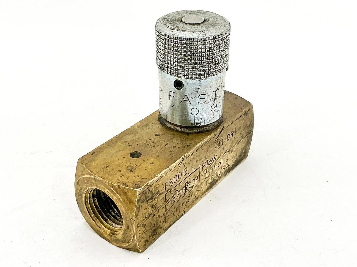 Used Parker F800B Flow Control Valve 2000PSI 15GPM 5800B-11CR