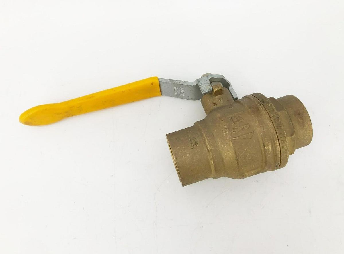 New Rub CW617N Brass Ball Valve 1-1/4" 600CWP S42