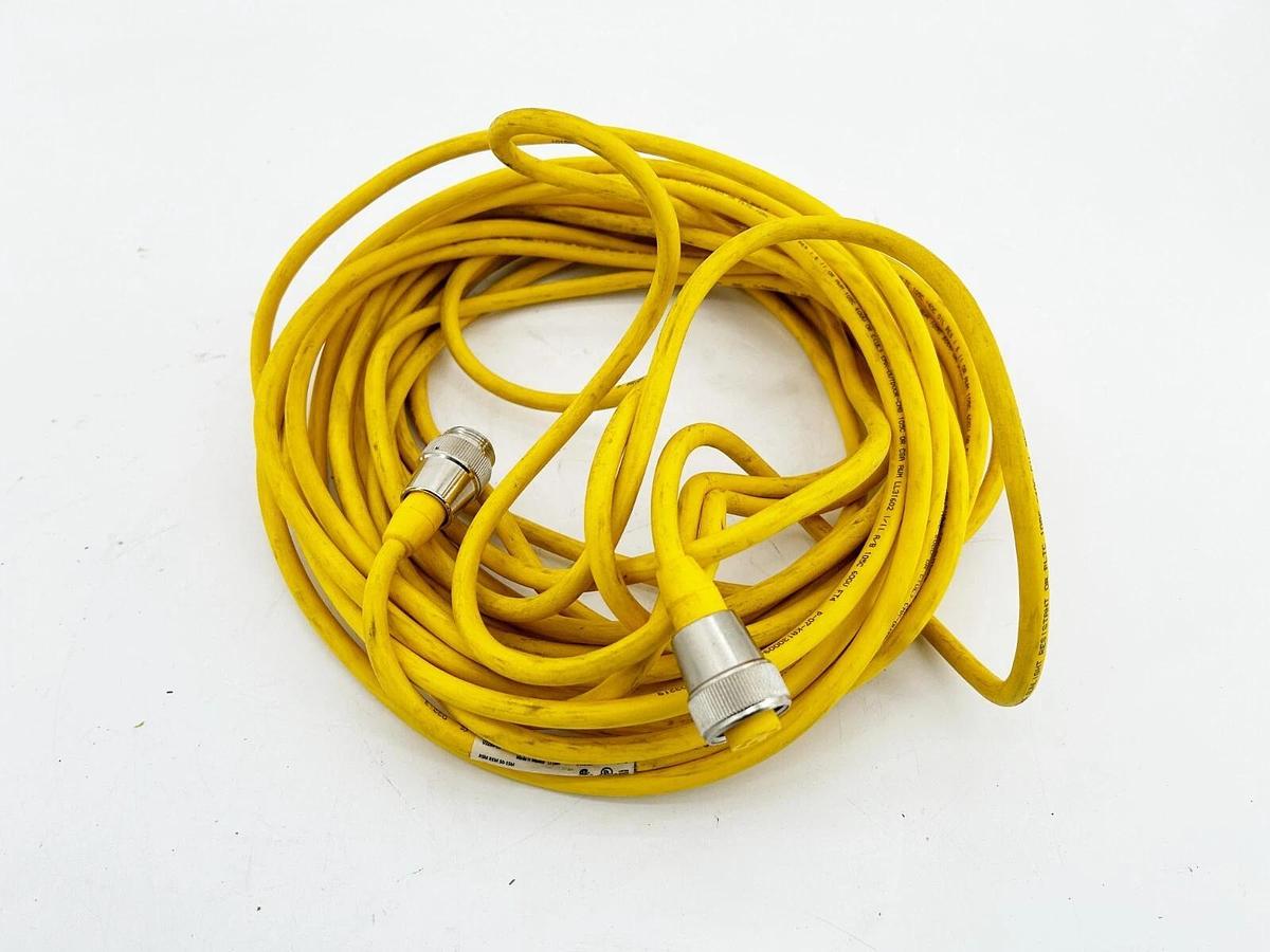 Used Turck RSM RKM 50-15M Cordset 5pin Straight 9Amp 300V 15M U2283-10