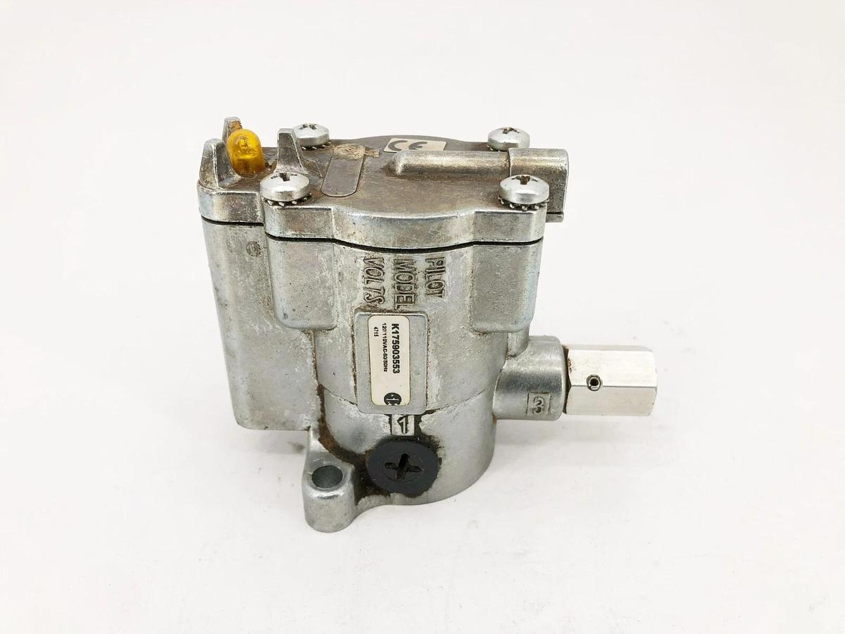Used Parker K175903553 Pilot Valve 110/120VAC 50/60Hz