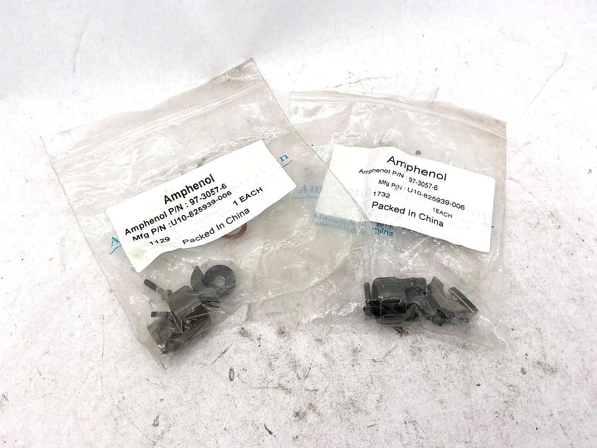 Lot of 2 New 97-3057-6 Cable Clamp Connector U10-825939-006