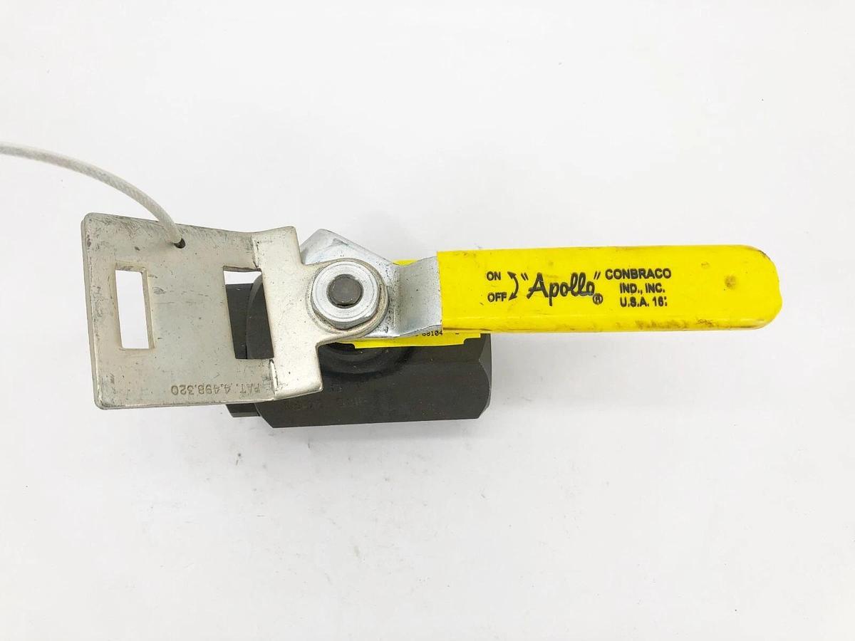 New Apollo 72-105-19 Threaded Ball Valve 1" 3000 CWP Full Port
