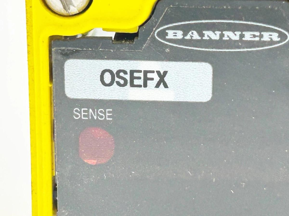 Used Banner Engineering OSEFX Photoelectric OMNI-Beam Scanning Head 120V 27306