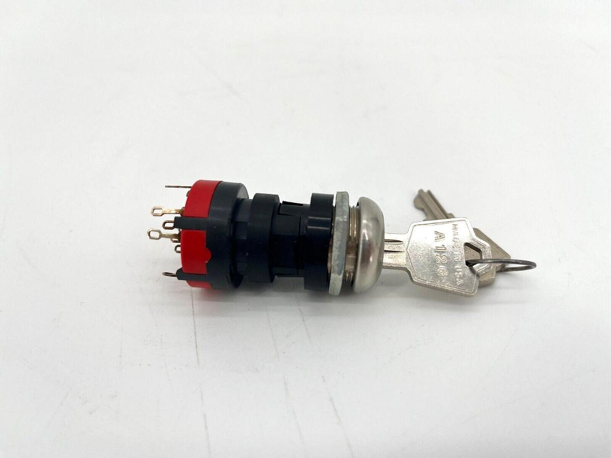 New C&K Switches A2151U2N2N Keyed Switch 2-Pole 3-Position