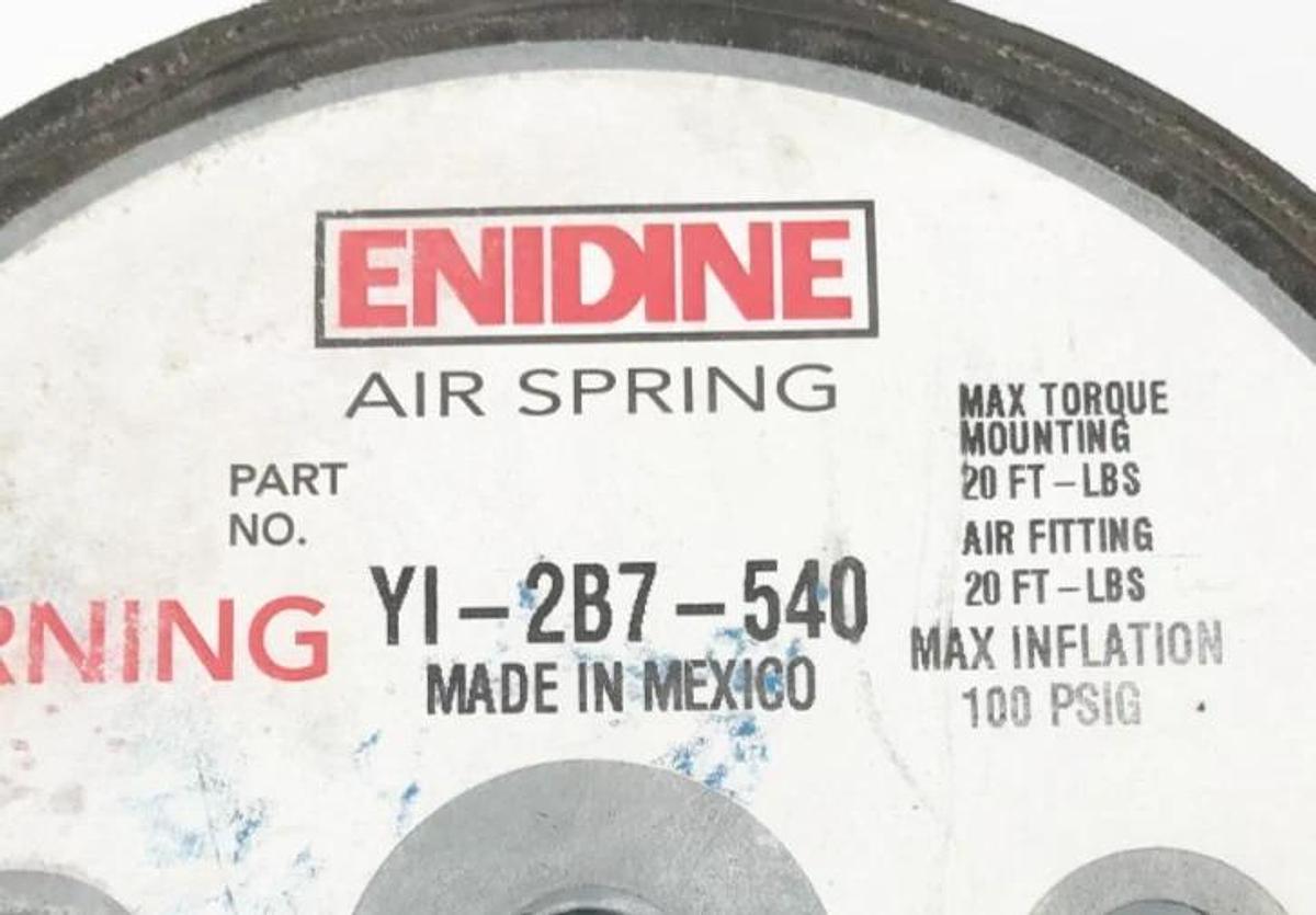 New Enidine YI-2B7-540 Double Convoluted Airspring - No Box