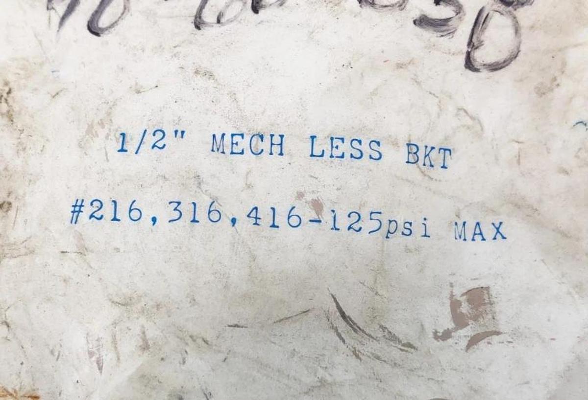 New Armstrong 1/2" MECH LESS BKT Repair Kit #216 316 416 125psi Max