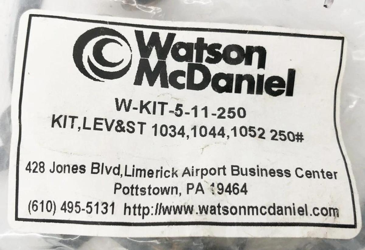 New Watson McDaniel W-KIT-5-11-250 Inverted Bucket Trap Repair Kit 3/4" & 1"