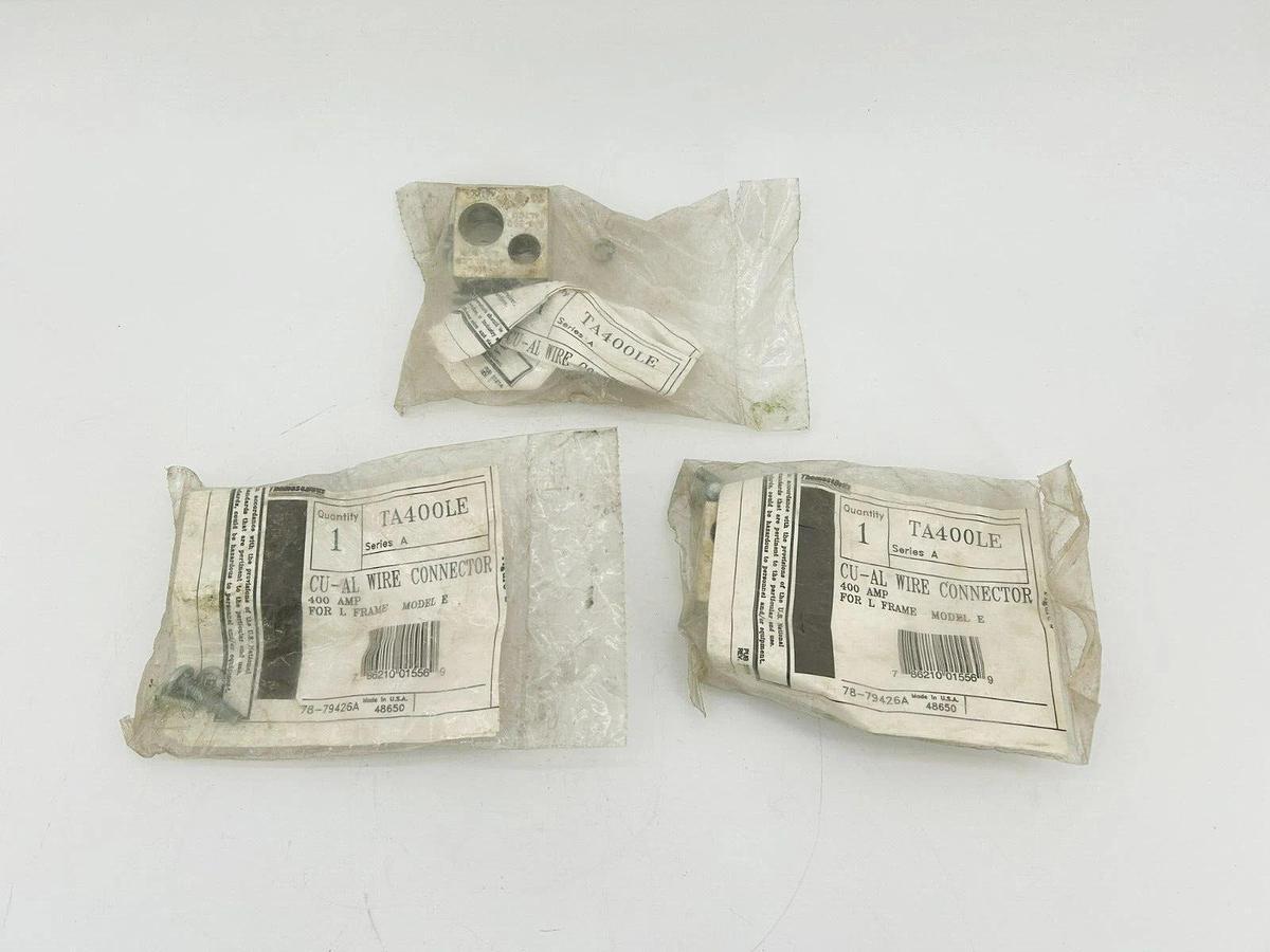Lot of 3 New Eaton Cutler-Hammer TA400LE Wire Connector Lugs 400A