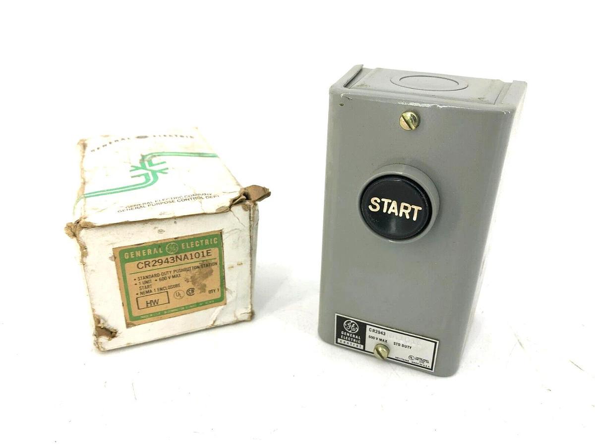 New GE General Electric GE CR2943NA101E Push Button Switch 600V